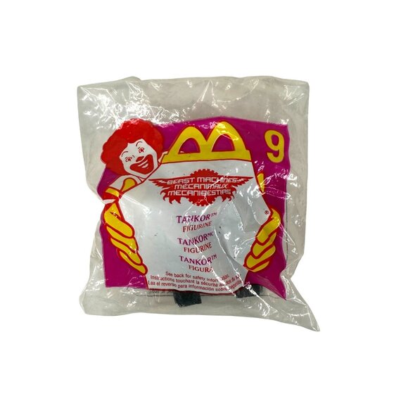 Hasbro Other - Mcdonalds Beast Machines Tankor #9 Happy Meal Toy Sealed 2000 Collectible VTG